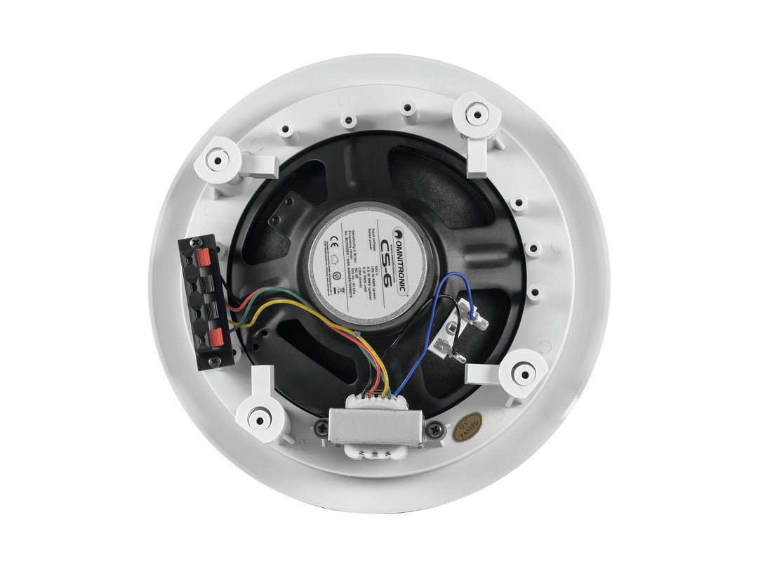 OMNITRONIC CS-6 Altavoz de techo White