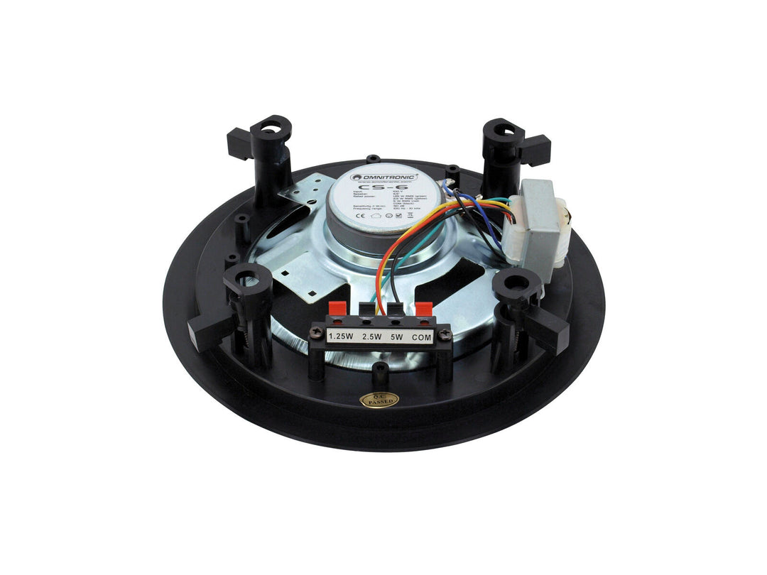 OMNITRONIC CS-6 Altavoz de techo negro