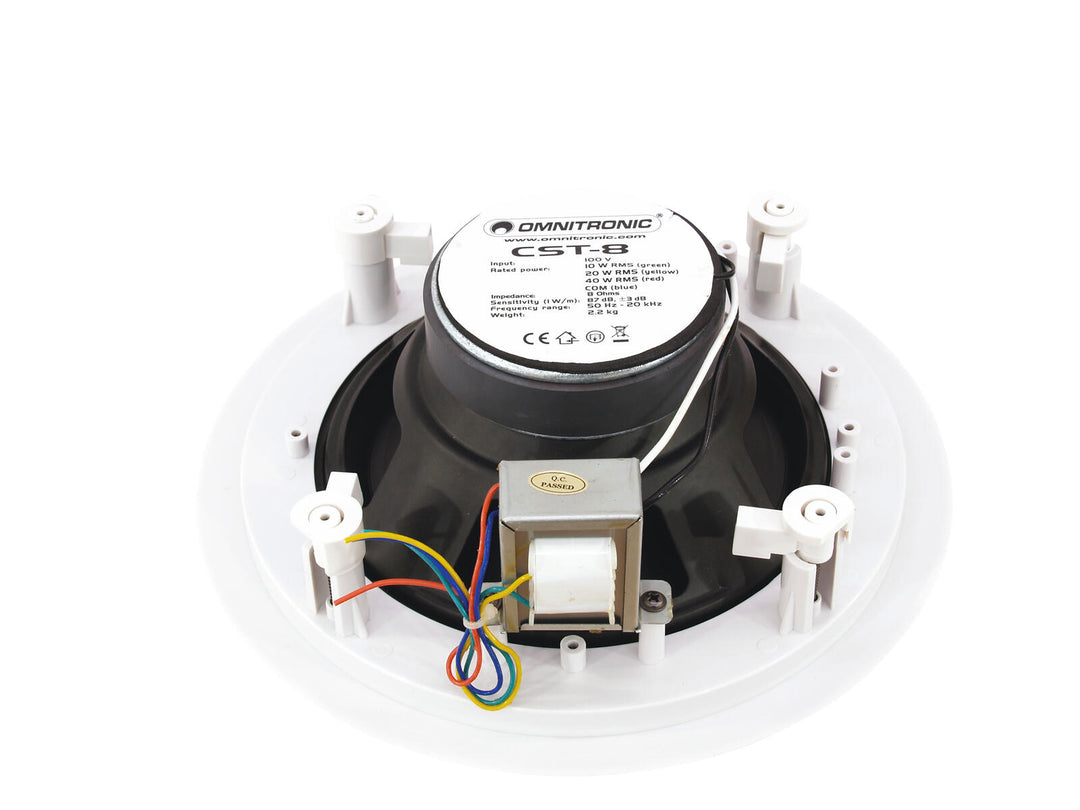 Altavoz de techo de 2 vías OMNITRONIC CST-8