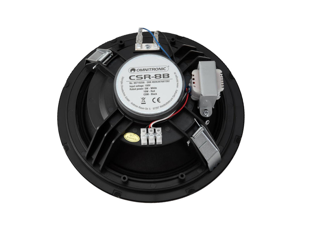 Altavoz de techo OMNITRONIC CSR-8B Black