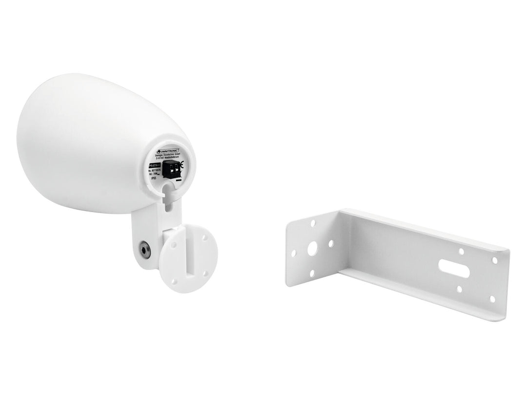 OMNITRONIC PS-2.5WB Altavoz de proyector, blanco, 2x