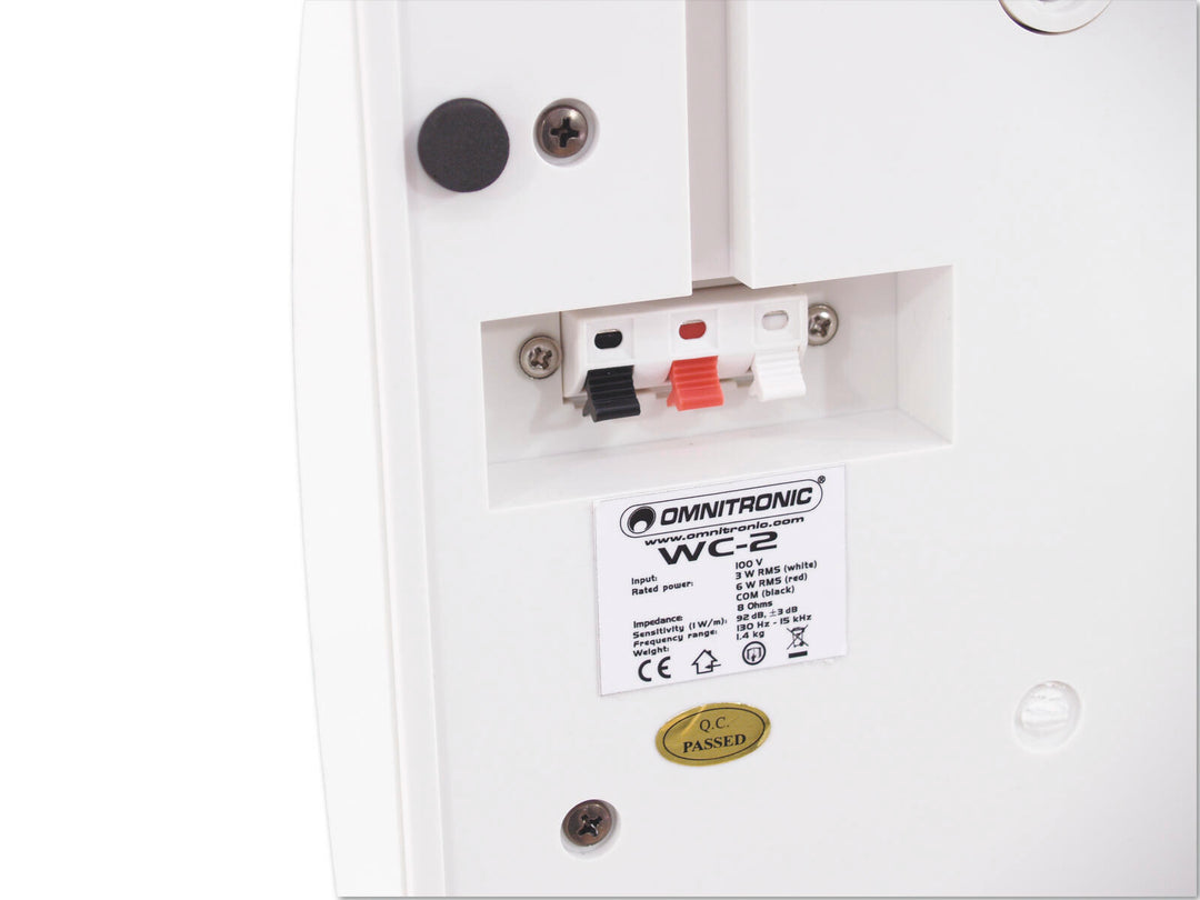 OMNITRONIC WC-2 Altavoz de pared PA