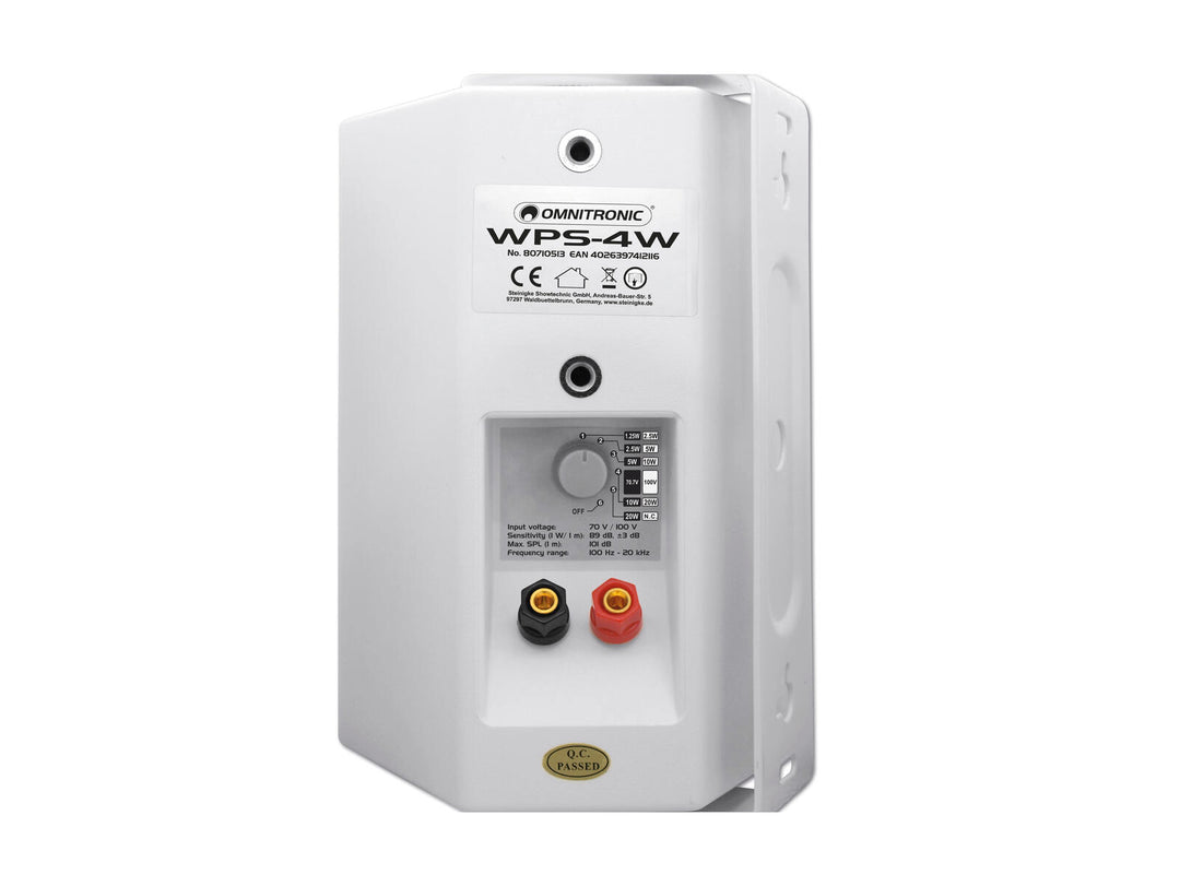 OMNITRONIC WPS-4W Altavoz de pared PA