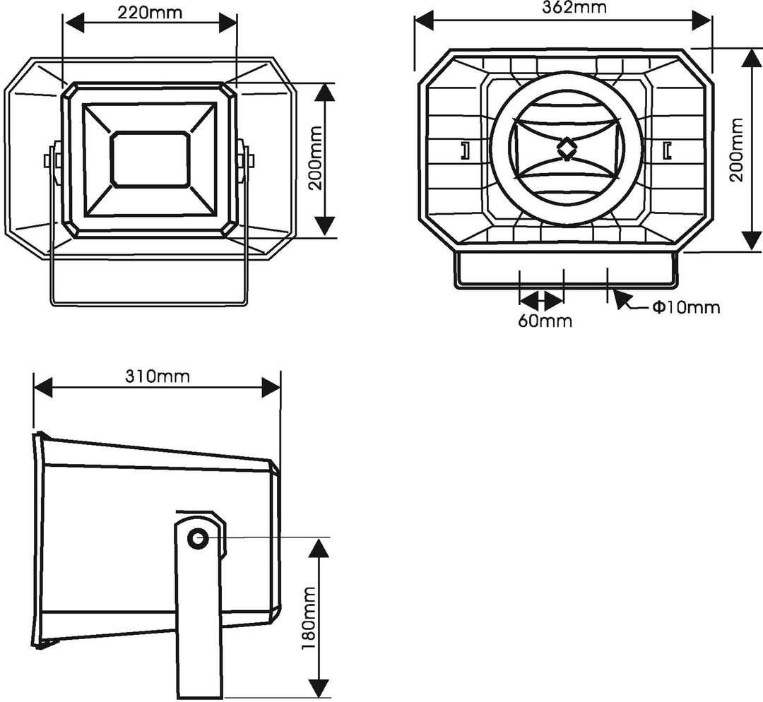 OMNITRONIC HS-60 Altavoz de trompeta PA