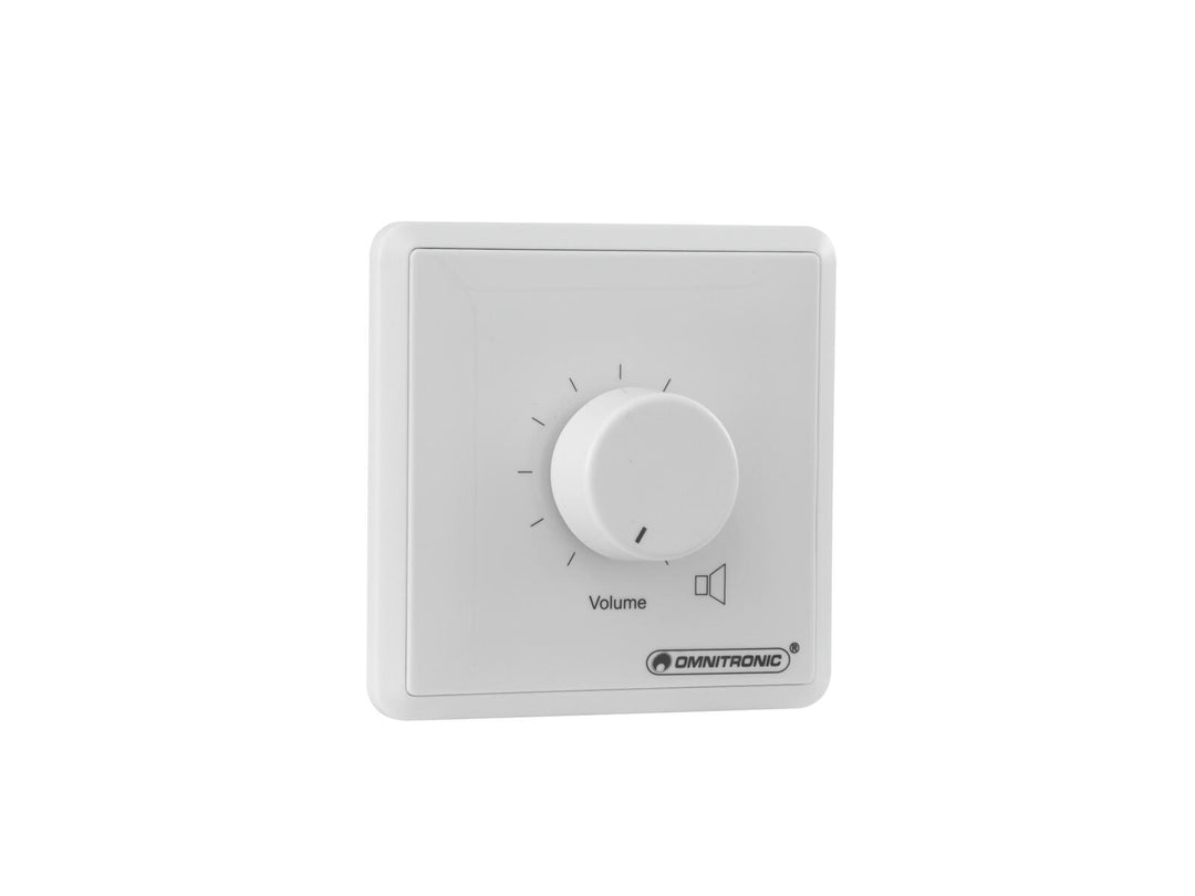 OMNITRONIC Controlador de volumen PA, 20 W mono wh