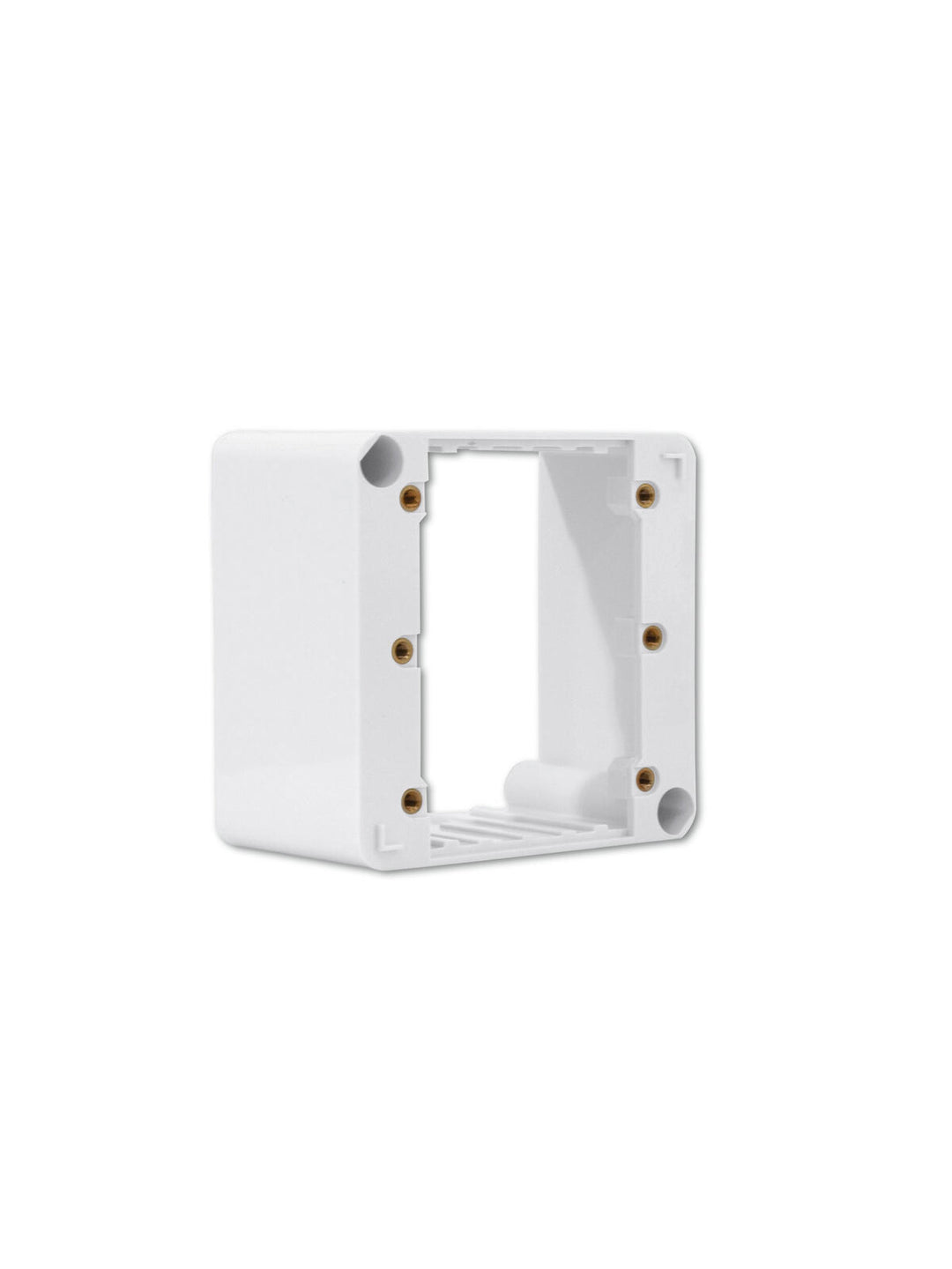 OMNITRONIC Carcasa de superficie PA blanca