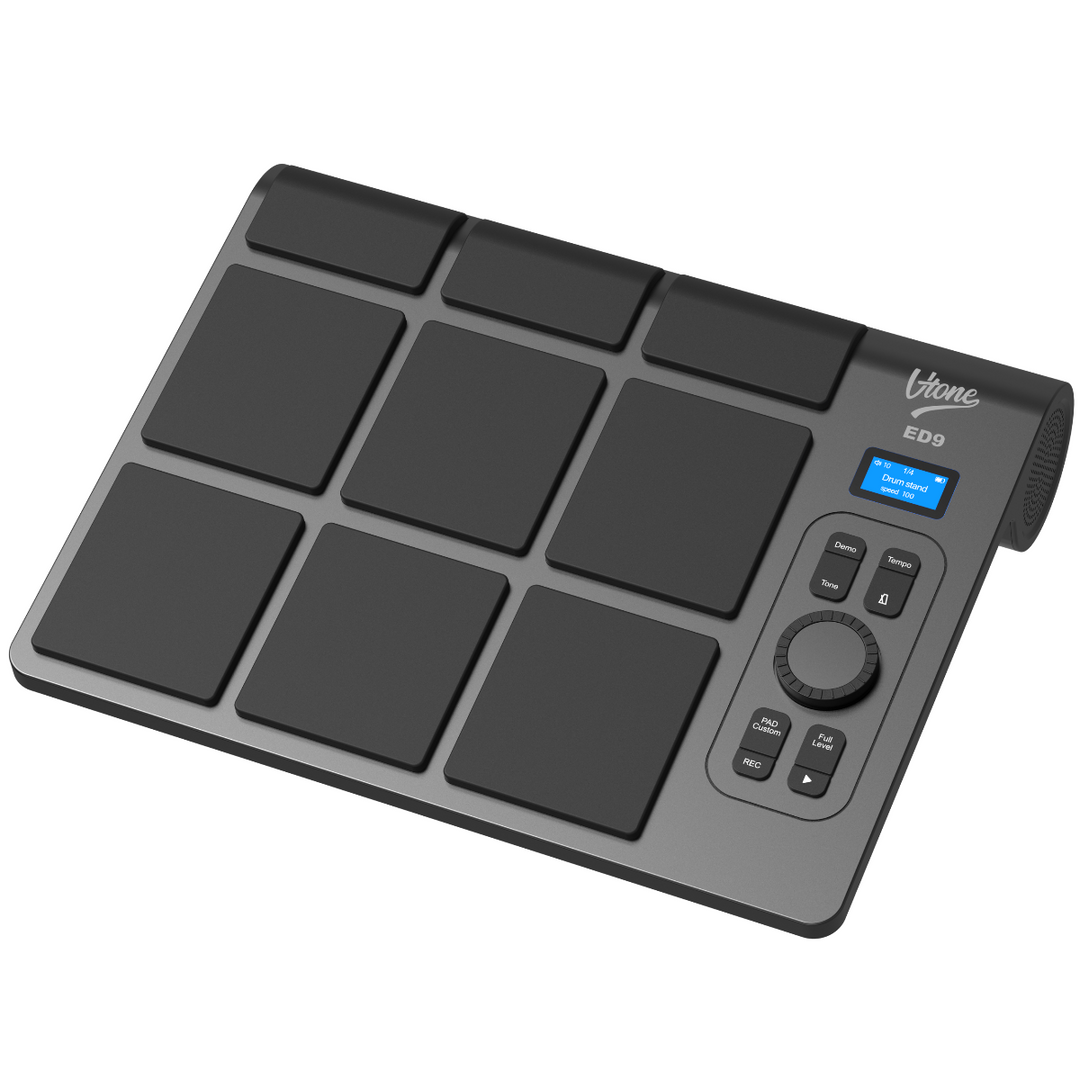 V-TONE ED9 Pad de batería electrónica alimentado por batería