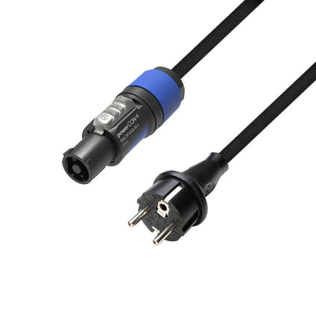 Adam Hall Cables 5 STAR PCON 0500 - Cable de alimentación | Neutrik powerCON® x CEE 7/7 con cable Titanex® | 5 m