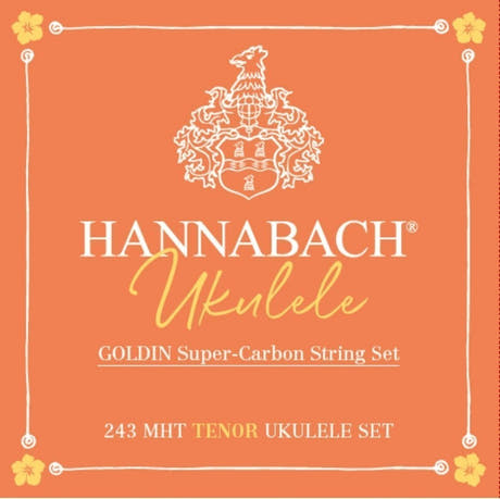 Juego de cuerdas Hannabach 243MHT Goldin para ukelele tenor