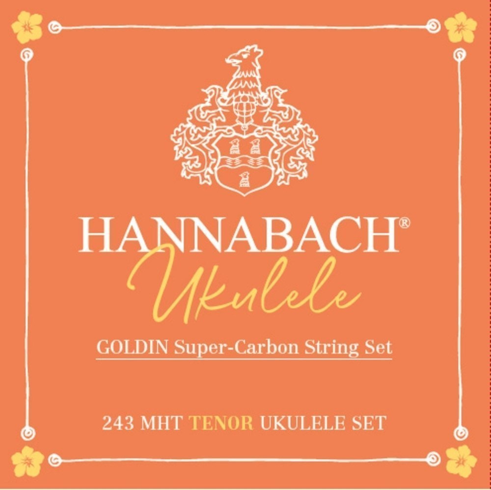 Juego de cuerdas Hannabach 243MHT Goldin para ukelele tenor