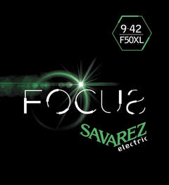 Savarez F50XL Focus cuerdas para guitarras eléctricas, extra light .009 a .042