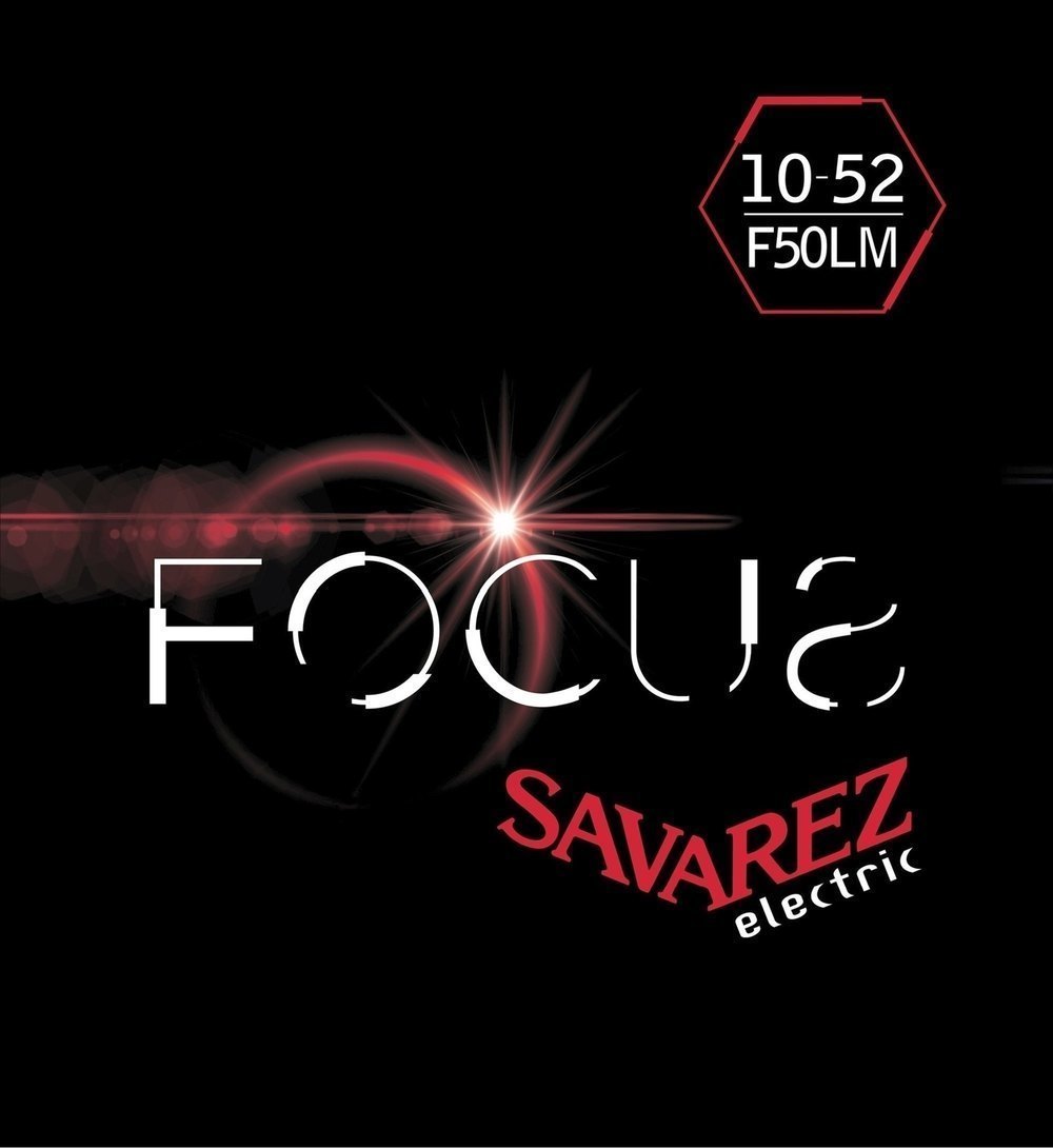 Savarez F50LM Focus cuerdas para guitarra eléctrica, medium light .010 a .052
