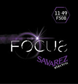 Savarez F50B Focus cuerdas de guitarra eléctrica, blues .011 a .049