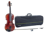 GEWA Violin Ideale - 1/4 (Ready to play incl. violin case, carbon bow, Larsen Aurora strings, transport-secured)