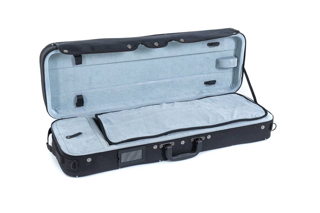GEWA Violin Ideale - 4/4 para zurdos (Listo para tocar, incluye estuche de violín, arco de carbono, cuerdas Larsen Aurora, asegurado para el transporte)