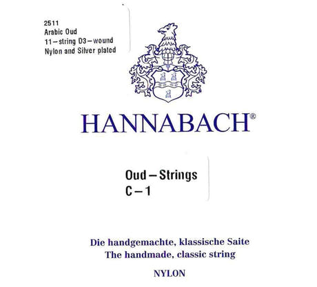 Cuerdas de Oud árabe de nailon Hannabach - 11 cuerdas (2511)