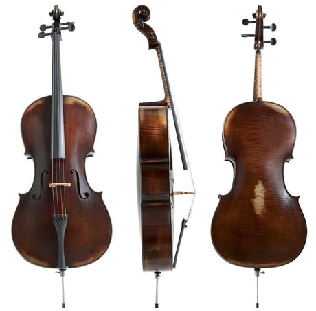 GEWA Germania Paris Antique violonchelo de concierto 4/4, ajustado