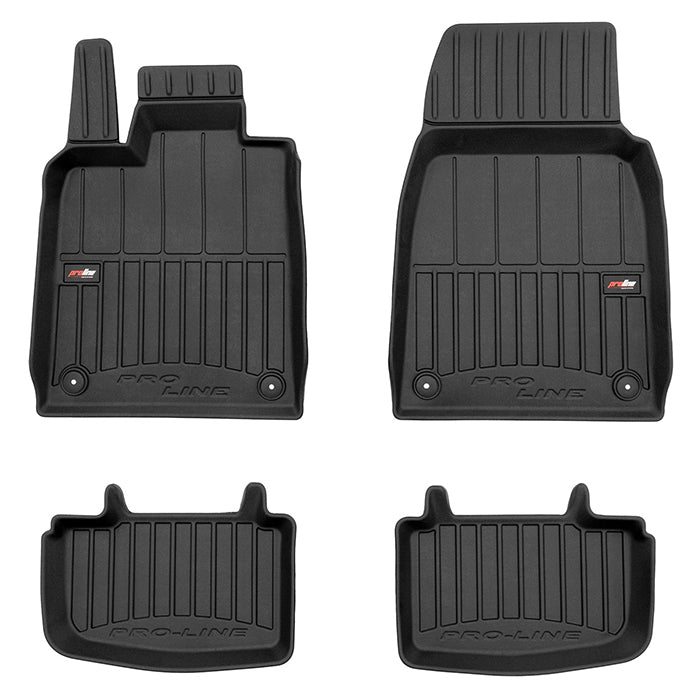 Alfombrillas de goma Audi E-tron GT 2021-, Porsche Taycan 2019-