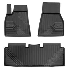 Alfombrillas de goma Tesla Model S liftback, pre-facelift 12-21