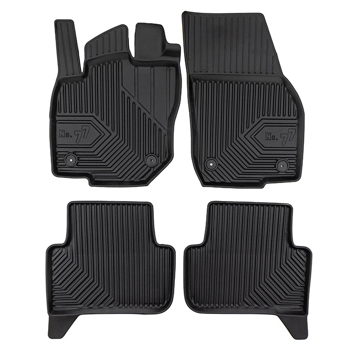 Alfombrillas de goma VW Tiguan III SUV 2024-, excepto mild hybrid