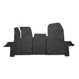 Rubber mats Ford Custom Tourneo 18- manual gear. 2 pers.