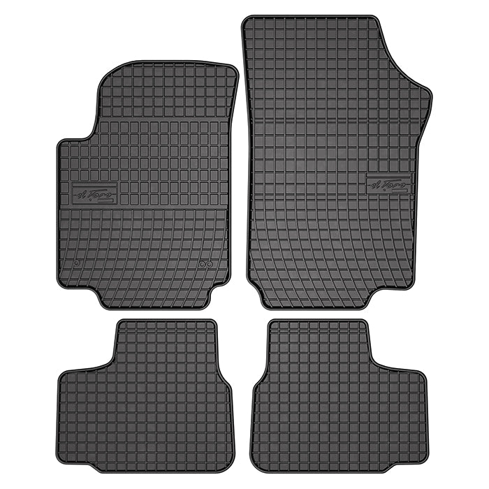 Alfombrillas de goma Seat MII, Skoda Citogo, VW UP, 2011-2019