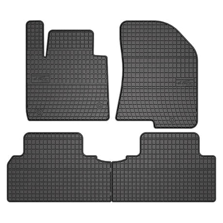 Alfombrillas de goma Kia Carens IV monovolumen, 2013-2019 (ET0435)
