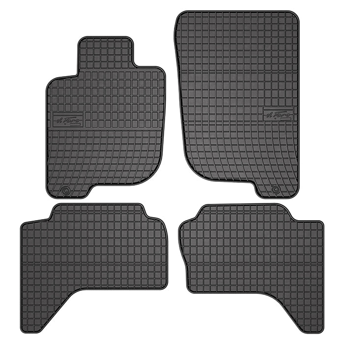 Alfombrillas de goma Mitsubishi L200 IV pickup 2005-2015