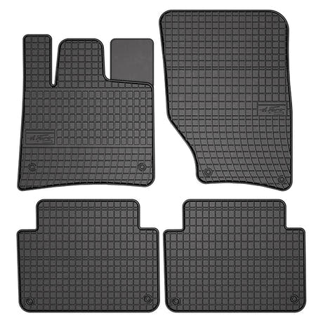 Alfombrillas de goma Audi Q7 I SUV, 1. + 2. fila 2005-2015