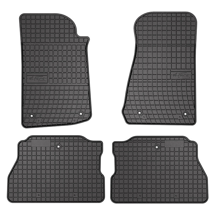 Alfombrillas de goma Jeep Wrangler IV SUV, 2017- (ET410848)