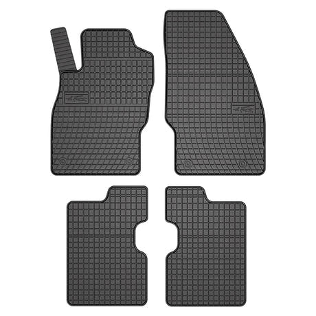Alfombrillas de goma Opel Corsa E HB, 1.ª + 2.ª fila 2014-2019