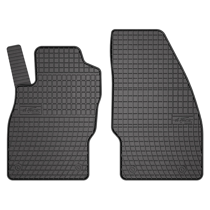 Alfombrillas de goma Opel Corsa E HB, 1.ª fila 2014-2019