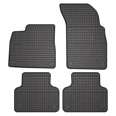 Alfombrillas de goma Audi Q7 II SUV, 1.ª + 2.ª fila 2015-