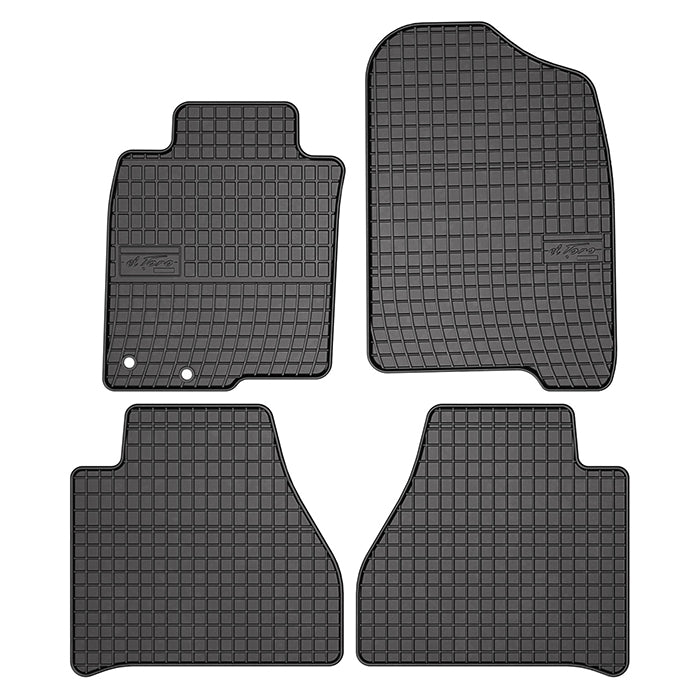 Alfombrillas de goma Nissan Navara IV pickup 2014-2022