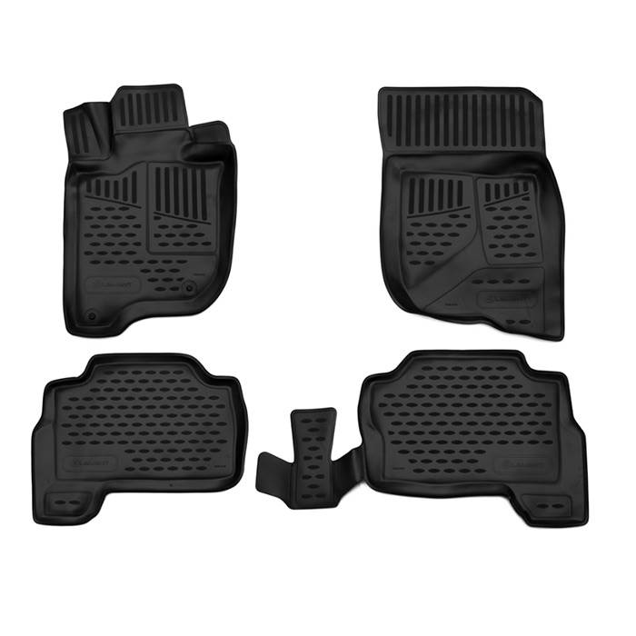 Alfombrillas de goma Mitsubishi Pajero sport, 2016-