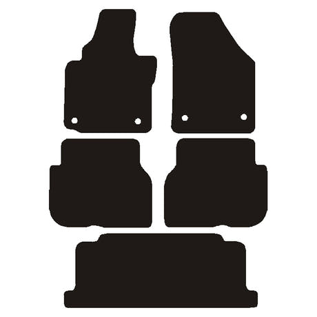 Alfombrillas VW Touran 7P 2007-2014