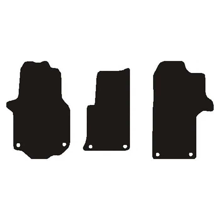 Alfombrillas de coche VW Crafter, MAN TGE 10/2017 1+ asiento doble