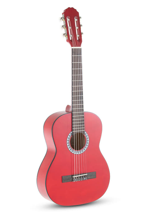 Guitarra clásica VGS Basic 1/2, rojo transparente