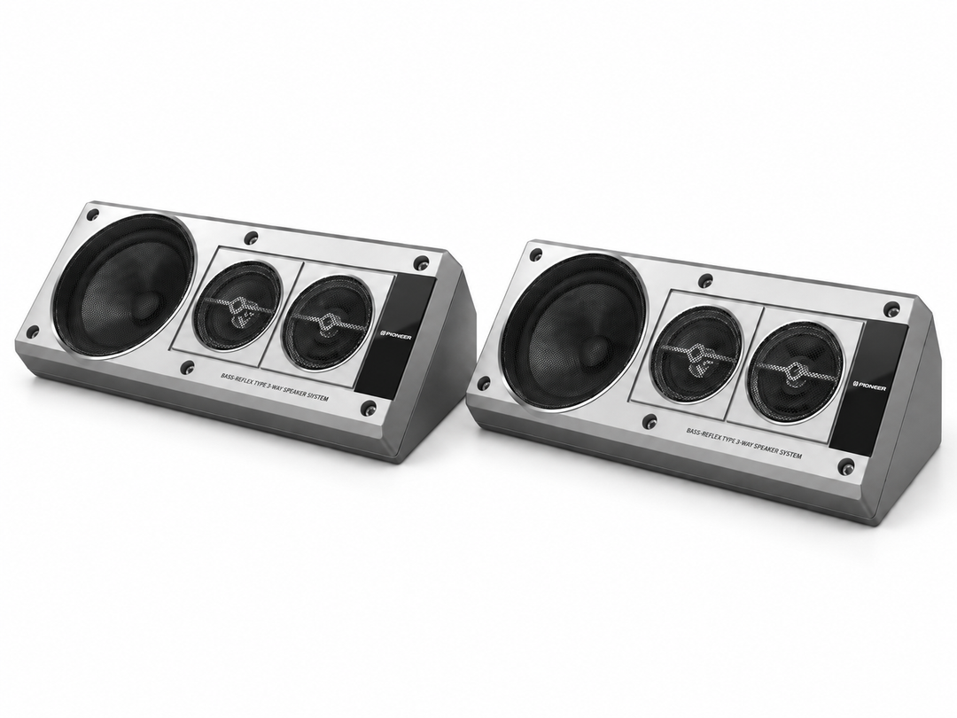 Pioneer TS-X40SXT altavoces retro de 3 vías para bandeja trasera – 100W máx., 13 cm