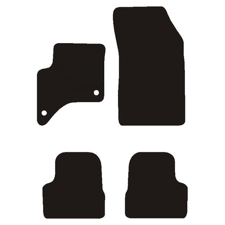 Alfombrillas para coche Jeep Avenger e-Hybrid 4xe  2023- Terciopelo