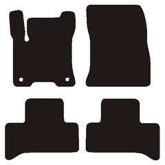 Alfombrillas para coche Mercedes EQA (H243) 2021- Terciopelo
