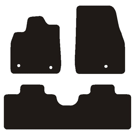 Alfombrillas para coche Ford Mustang Mach-E 2021- Terciopelo
