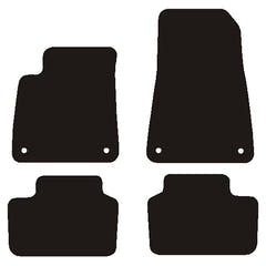 Alfombrillas para coche Polestar 2 2020- Terciopelo