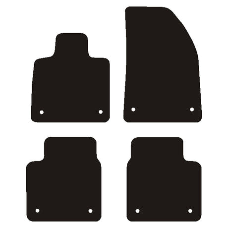 Alfombrillas de coche Polestar 4 (P417) 2024- Velour
