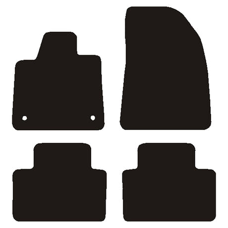 Alfombrillas para coche Volvo EX30 2023- Terciopelo