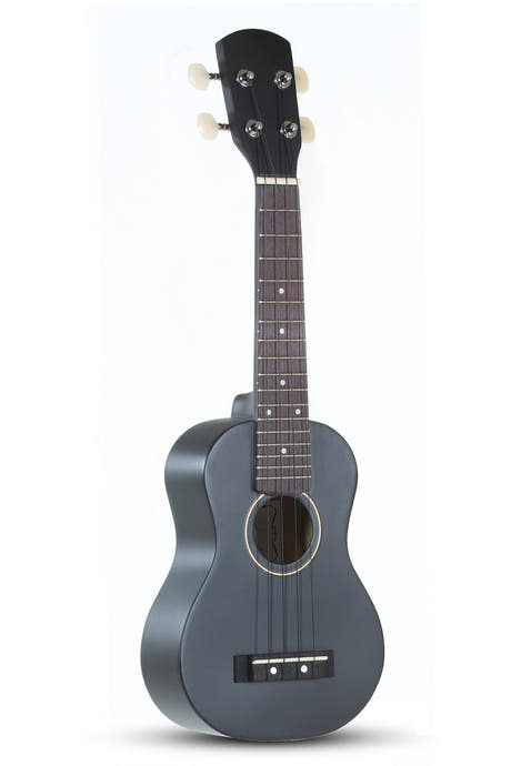 Miguel Almeria ukelele soprano, negro mate