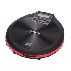 AIWA PCP-850 Reproductor de CD portátil – MP3 y Anti-Shock, rojo