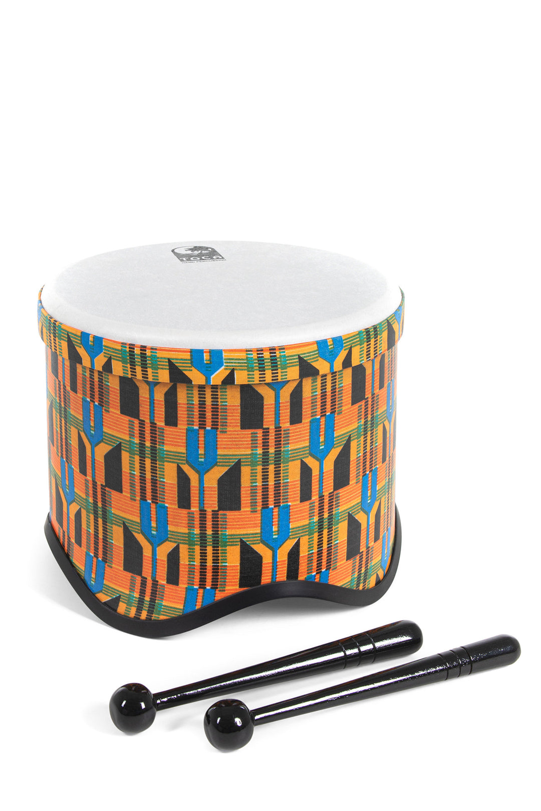 Toca Percusión mundial Freestyle 2 Tom Tom - Kente Cloth (TF2T-K)