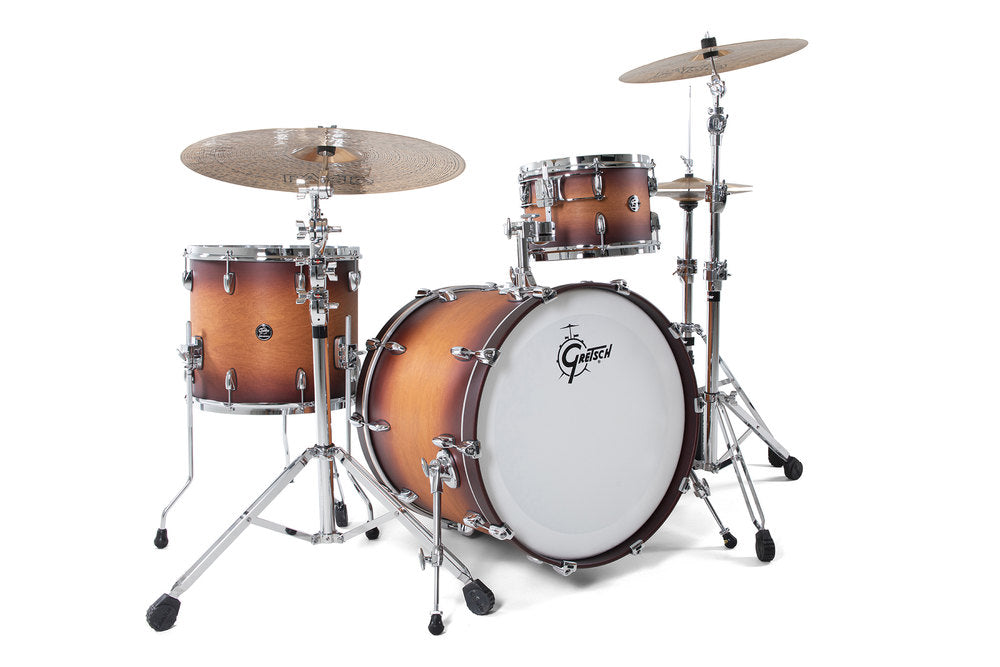 Gretsch Renown Maple 3-delt shell set 22", Satin Tobacco Burst