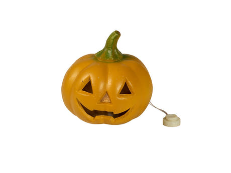 Calabaza de Halloween con LED 12cm
